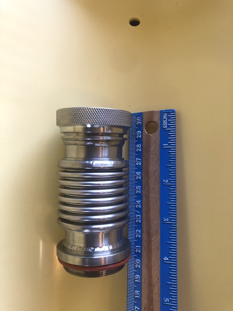 Vacuum Flex Bellows, ID:1-8/3, 4” long