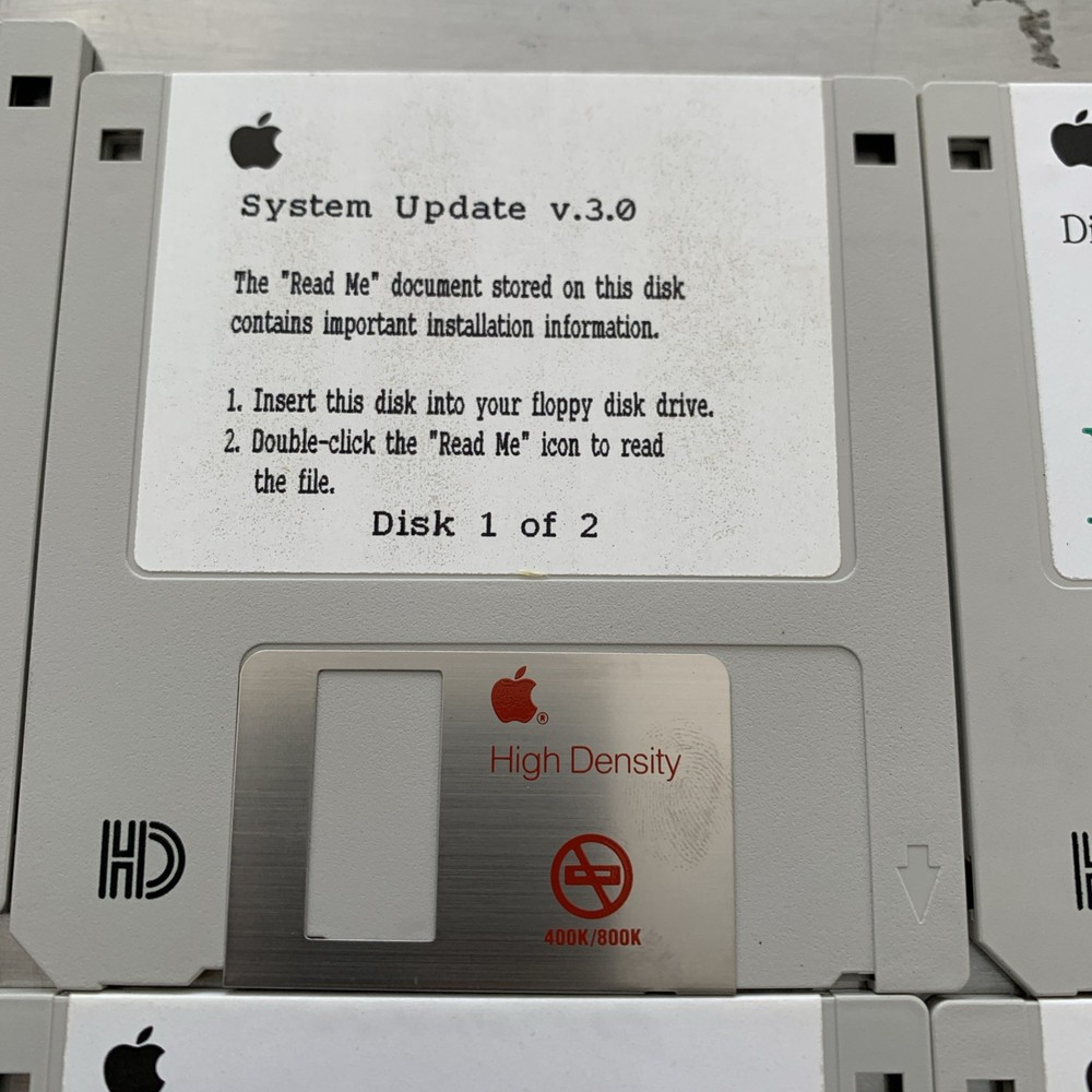 Apple Macintosh Software Floppy Disks