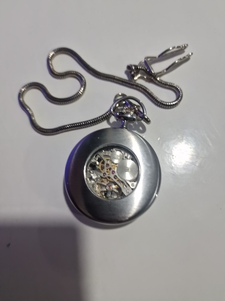 SEKONDA Hand Wind Pocket Watch. Working.