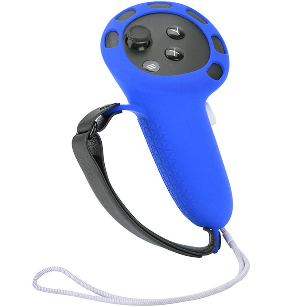 VR Controller Case Silicone Sleeve Handle Grip Cover With Strap for Meta Quest 3