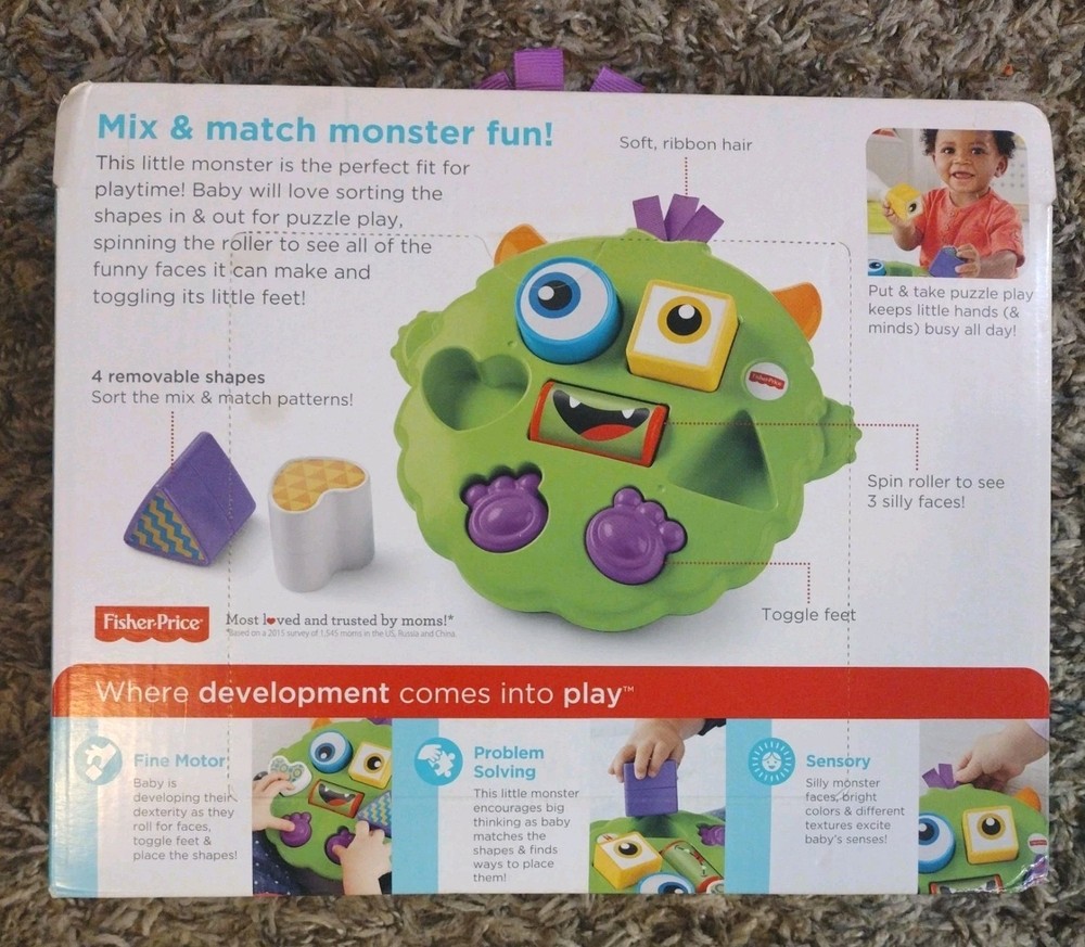Fisher-Price Silly Sortin' Monster Puzzle