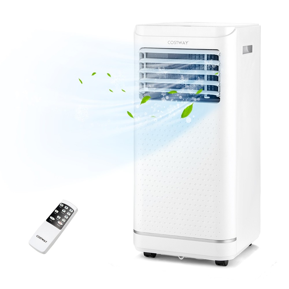 Portable 10000 BTU Air Conditioner w/ Dehumidifier & Fan Mode, up to 350 Sq.Ft