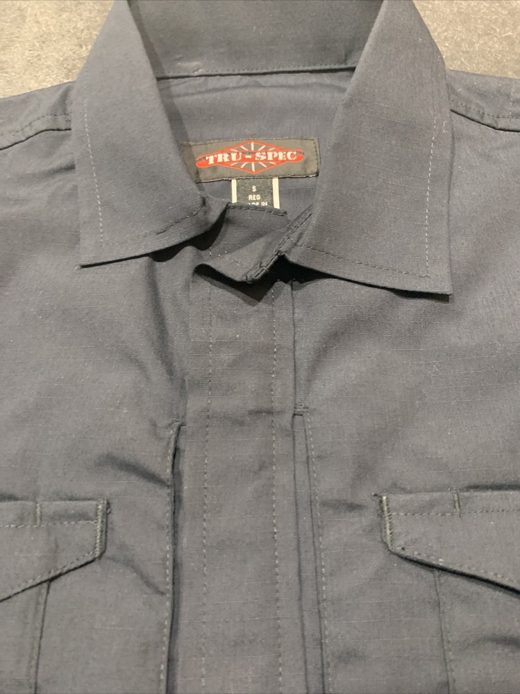 Tru Spec Small Regular Full Zip Tactical Uniform Shirt