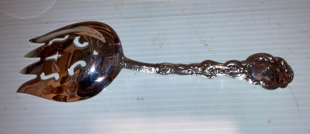 Vintage Gorham Sterling Silver Versailles Serving Fork 9”