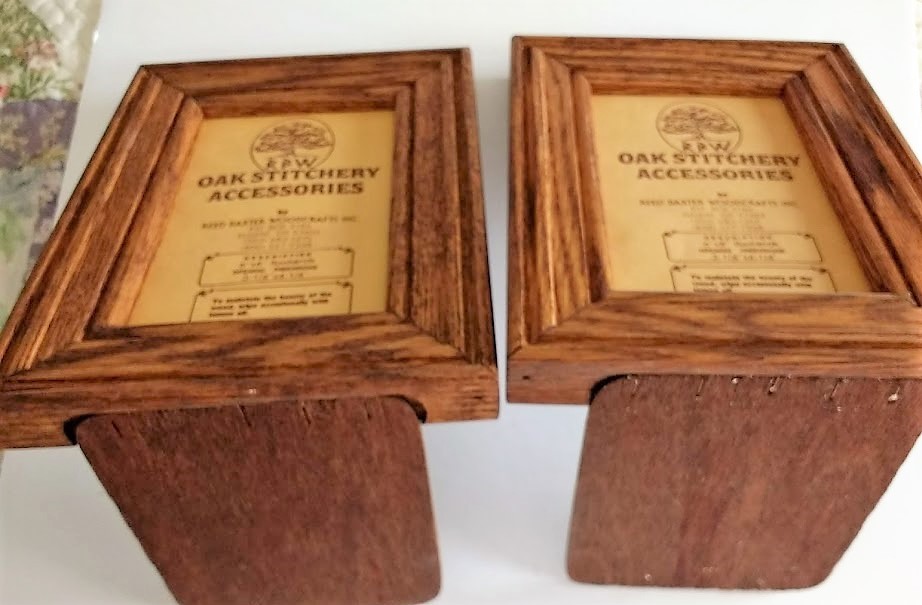 Cross stitch frames bookends