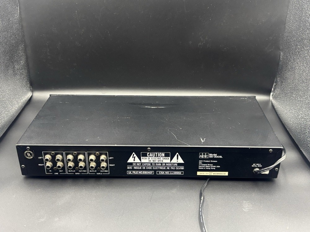 ADC Sound Shaper SS-300SL Stereo Frequency Equalizer Spectrum Analyzer