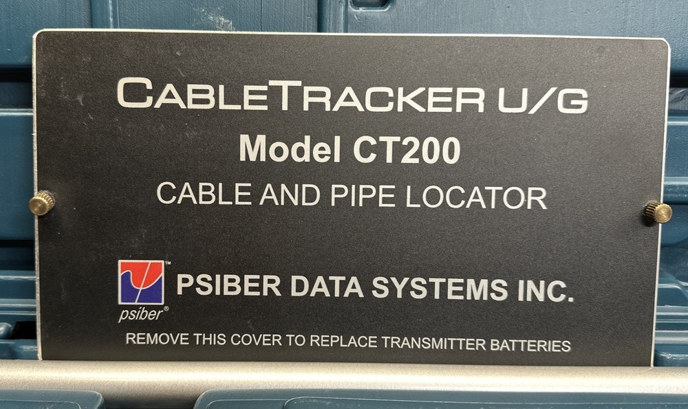 Psiber CT200 Data Systems Cable and Pipe Locating System