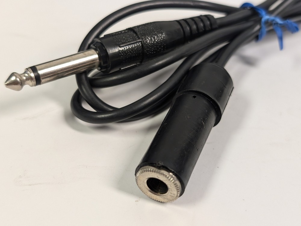 48" MONO 1/4" PLUG TO MONO 1/4" JACK EXTENSION