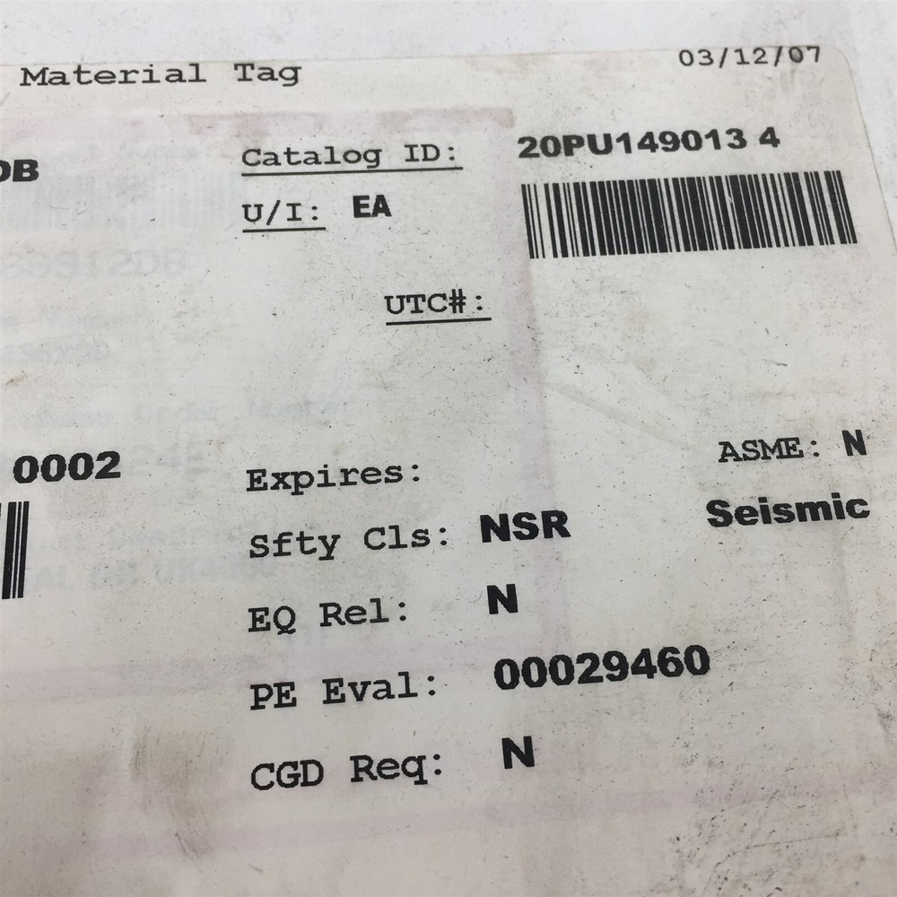 Flowserve 660912DB Seal