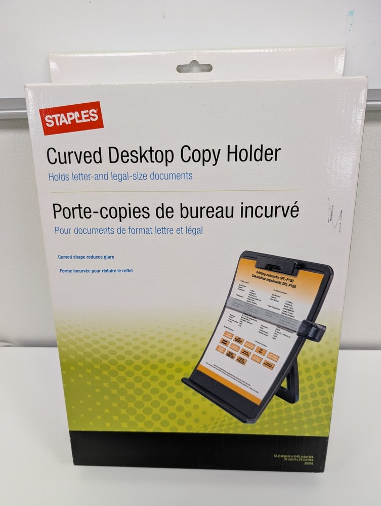 Staples Curved Desktop Copy Holder [USA]