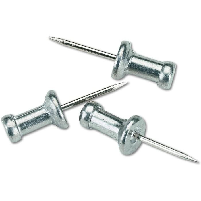 1/2" Aluminum Push Pins 100/Box