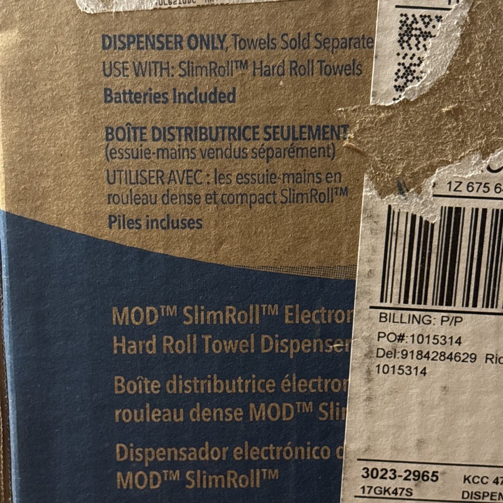 Scott Brand Electronic Slimroll Dispenser