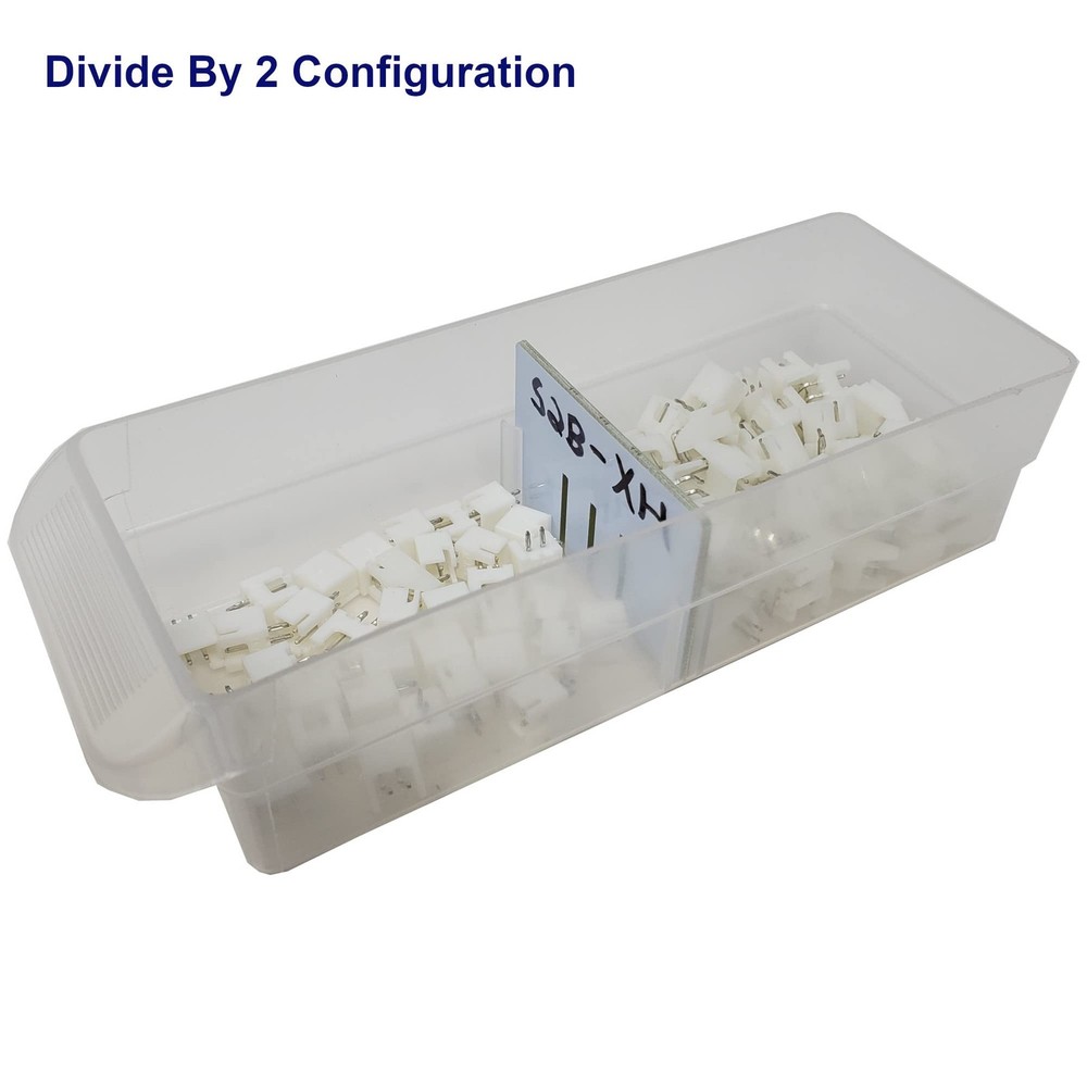 BIN BETTER (16-Pack) Small Drawer Configurable Width Dividers Small, White