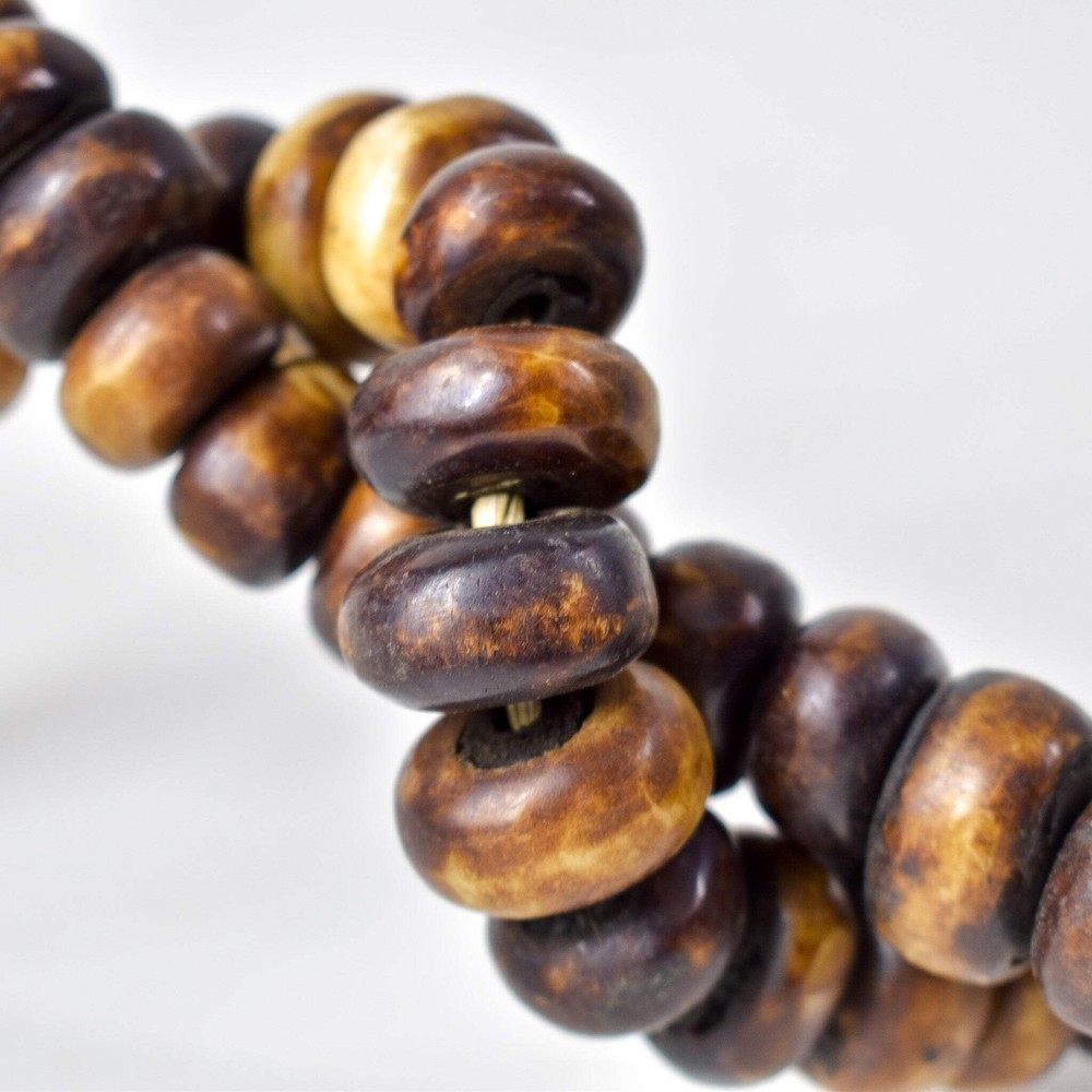 Brown Bone Trade Beads Kenya