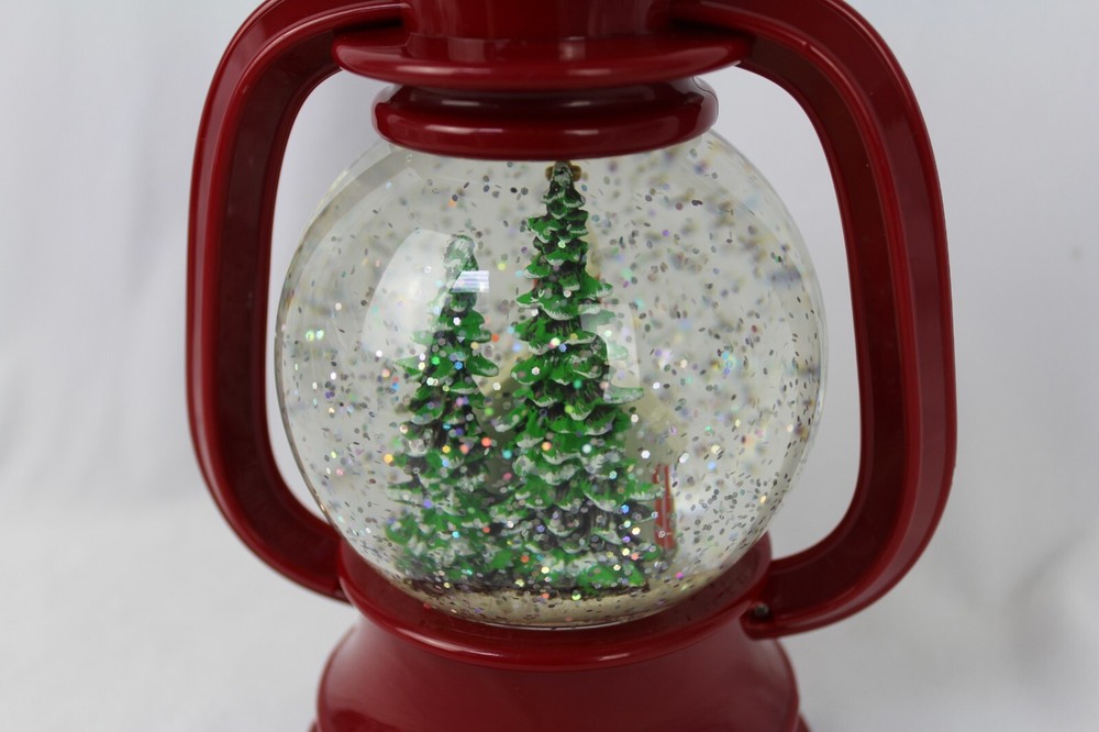 Christmas Snow Globe Lantern, Lighted Water Lantern LED
