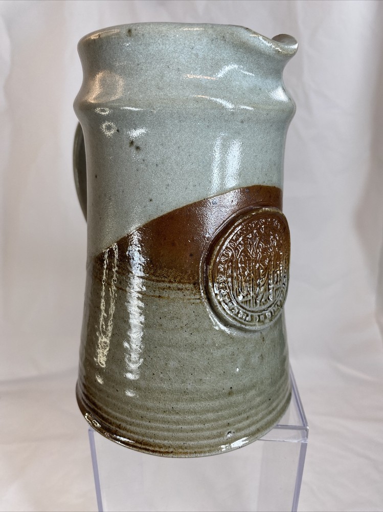 Hand Made Glazed Pottery Pitcher 24oz