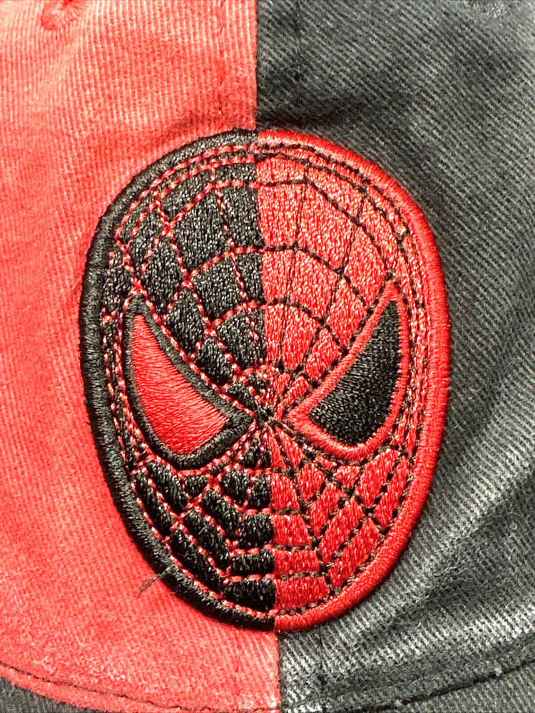 Spiderman Marvel Comics Adjustable Hat/Cap 2007, Hook & Loop, 100% Cotton Red/Bl