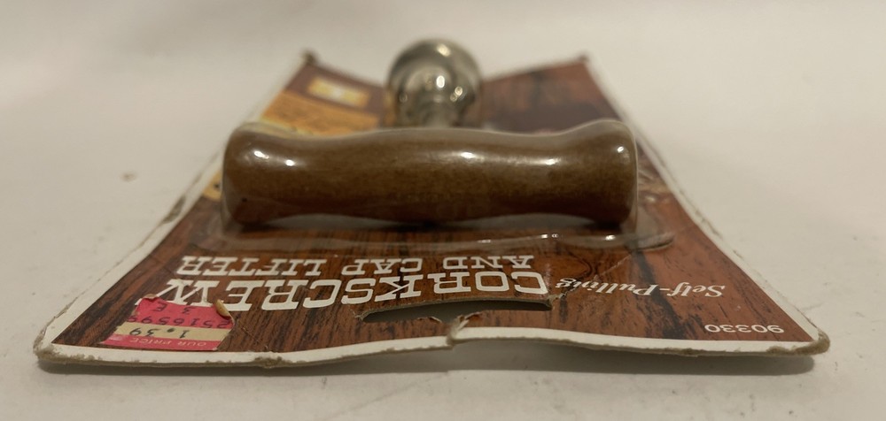 Vintage Irvinware Self-Pulling Corkscrew And Cap Lifter 1968 New Damaged Package