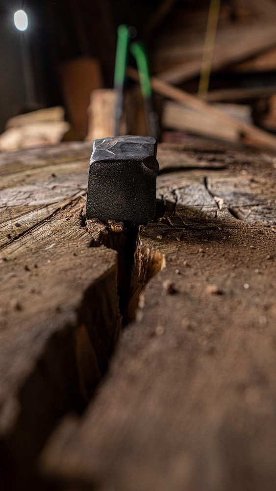 Splitting Wedge 5 Pound Log Splitter Tool with Heavy Duty Construction, and D...