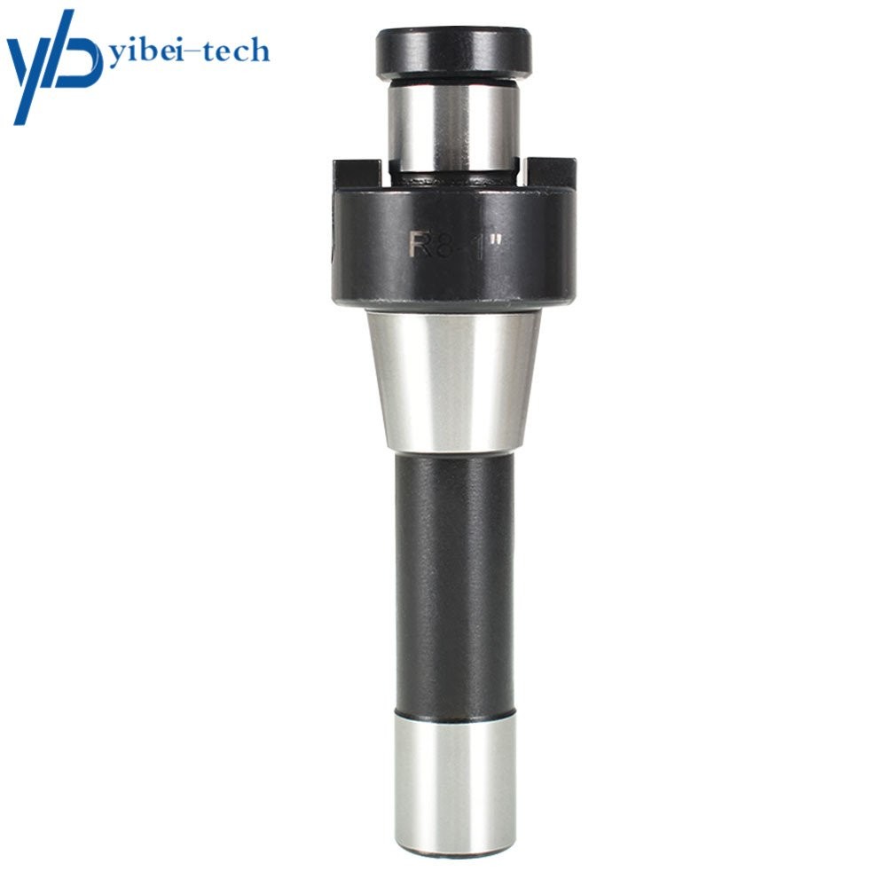 1" R8 Shank Shell Milling Arbor Adapter Holder For Machine Hardened