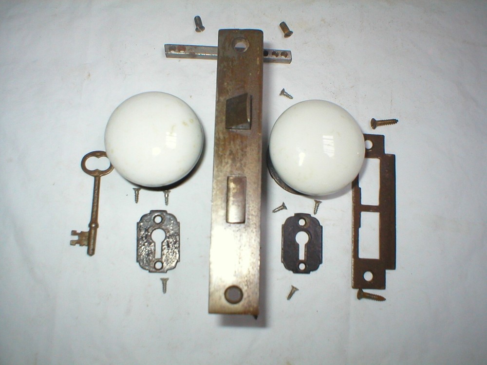 Antique Victorian Era Door Hardware