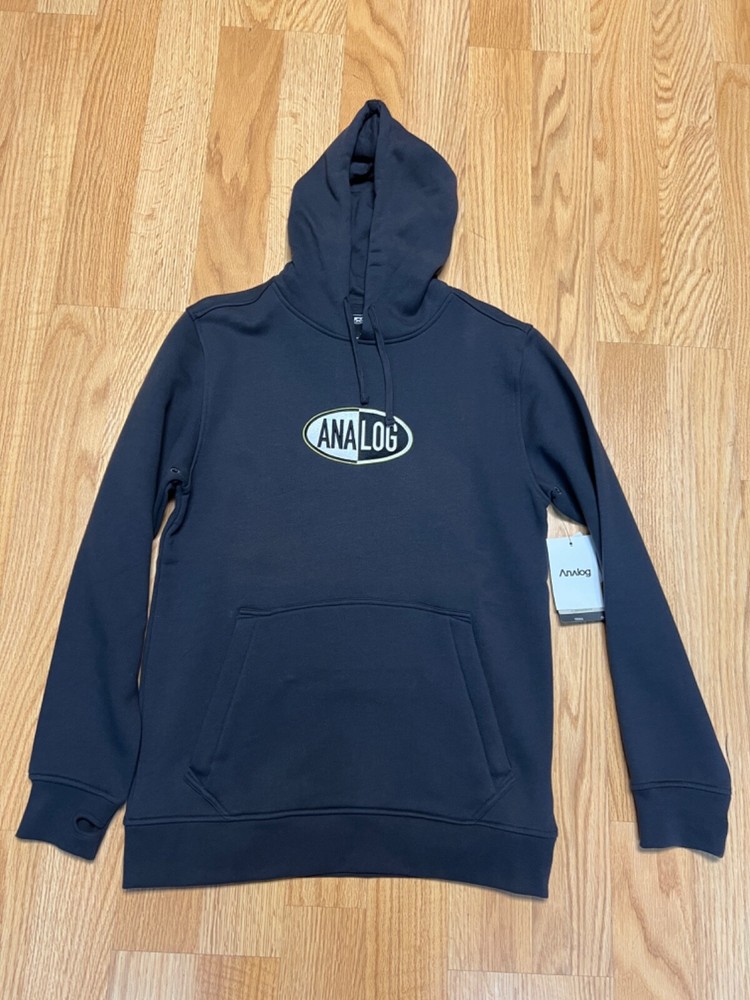 Analog Crux Pullover Hoodie Phantom sz Medium Burton Snowboards