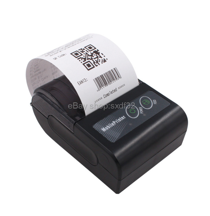 58mm Bluetooth Thermal Receipt For Printer Android IOS Windows Port POS Portable