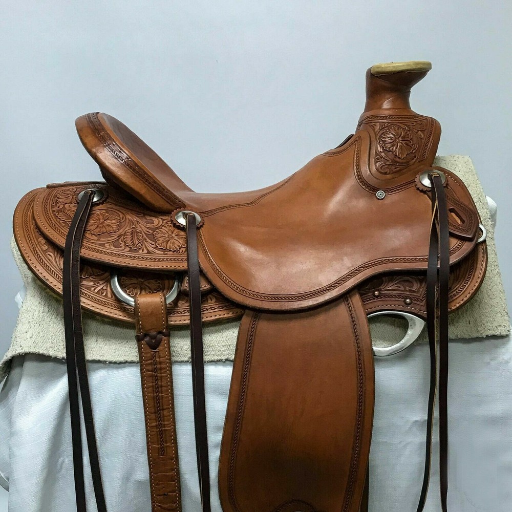 WILDRACE New Western Leather Saddle