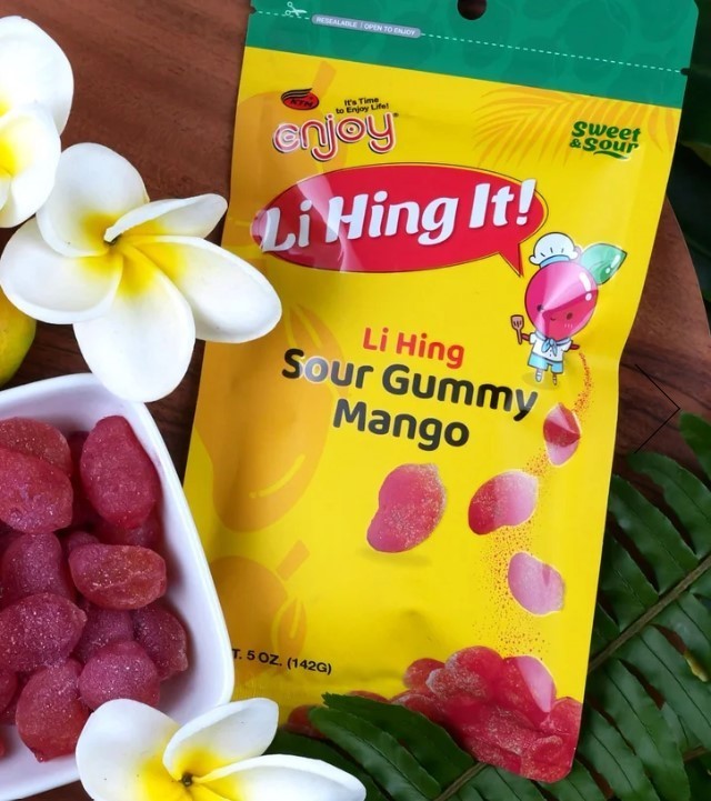 Enjoy Li Hing Sour Gummy Mango (5oz) 1 Pack