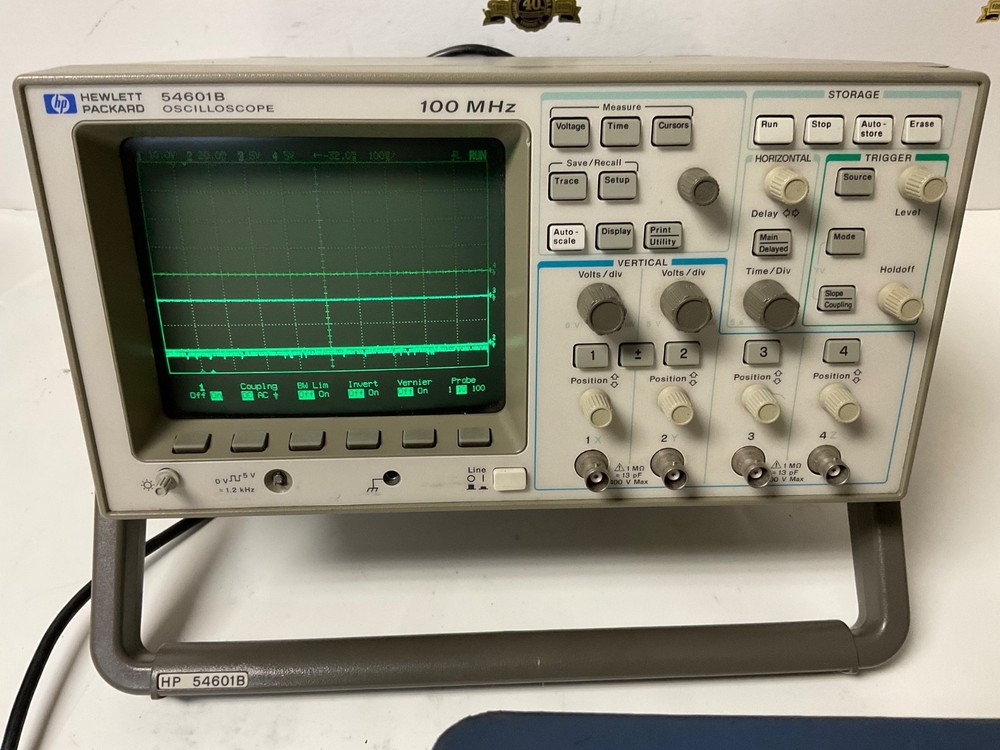 Hewlett Packard HP 54601B Oscilloscope 100MHz 54650A HP-IB Interface module