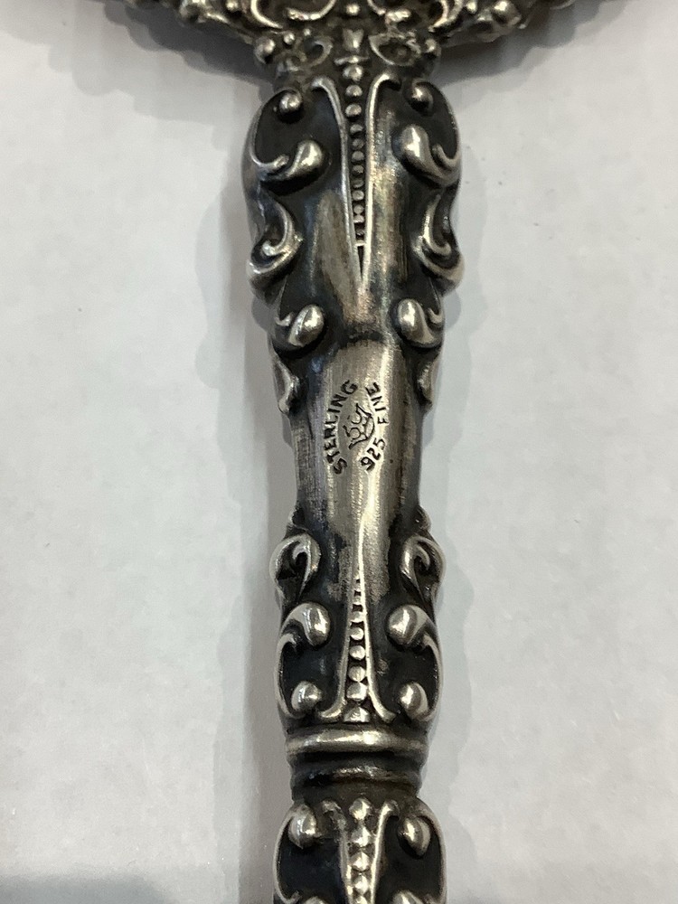 Sterling Silver Handheld Mirror (missing Mirror)