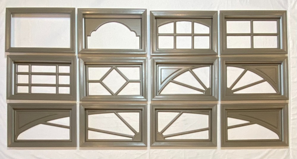 Terratone Amarr Garage Door Window Kit Short Panel Frame Insert Glass Options