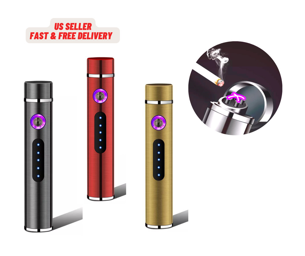 Dual Arc Plasma Electric Lighter USB Rechargeable 2022