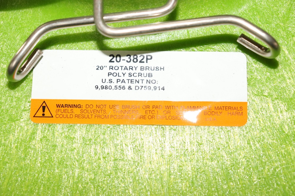 Poly Scrub Rotary Brush 20" 20-382P