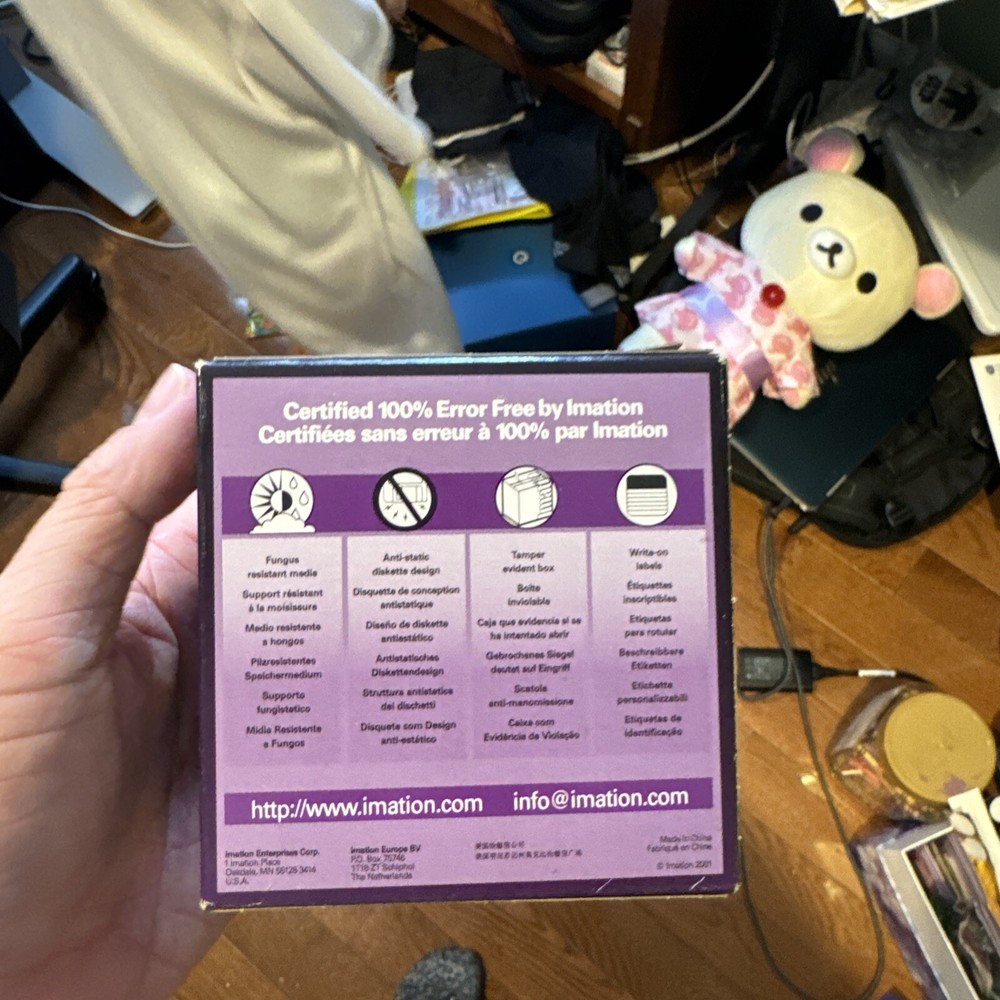 10 FLOPPY DISK IMATION 2HD SEALED