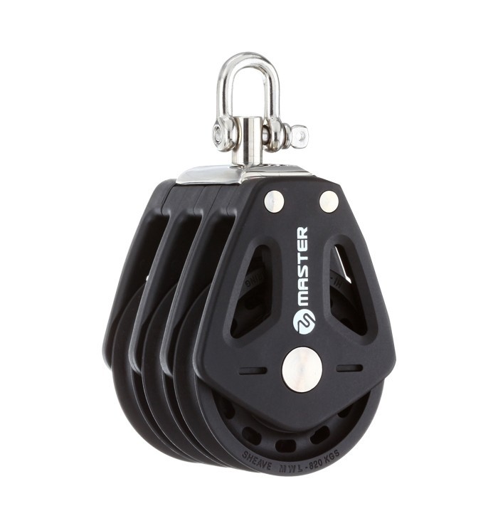 60mm Triple Swivel Shackle Block - Master BP-0605F