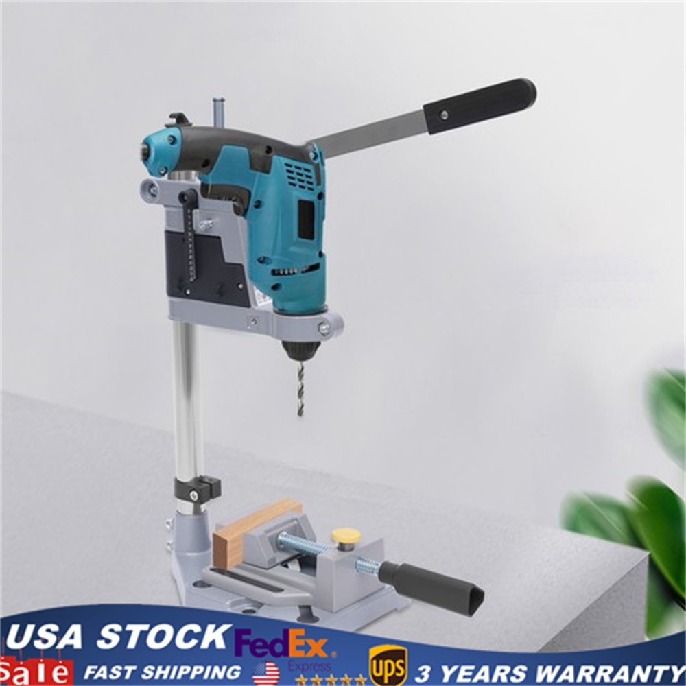 Universal Drill Press Stand Single Head Drill Stand Tool Bench Clamp Electric