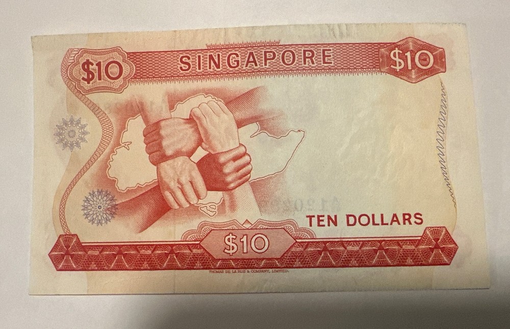 Singapore Banknote 10 Dollars