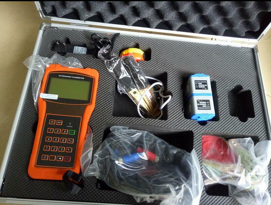 TUF-2000H Handheld Digital Ultrasonic Flowmeter Flow Meter + Standard Sensor