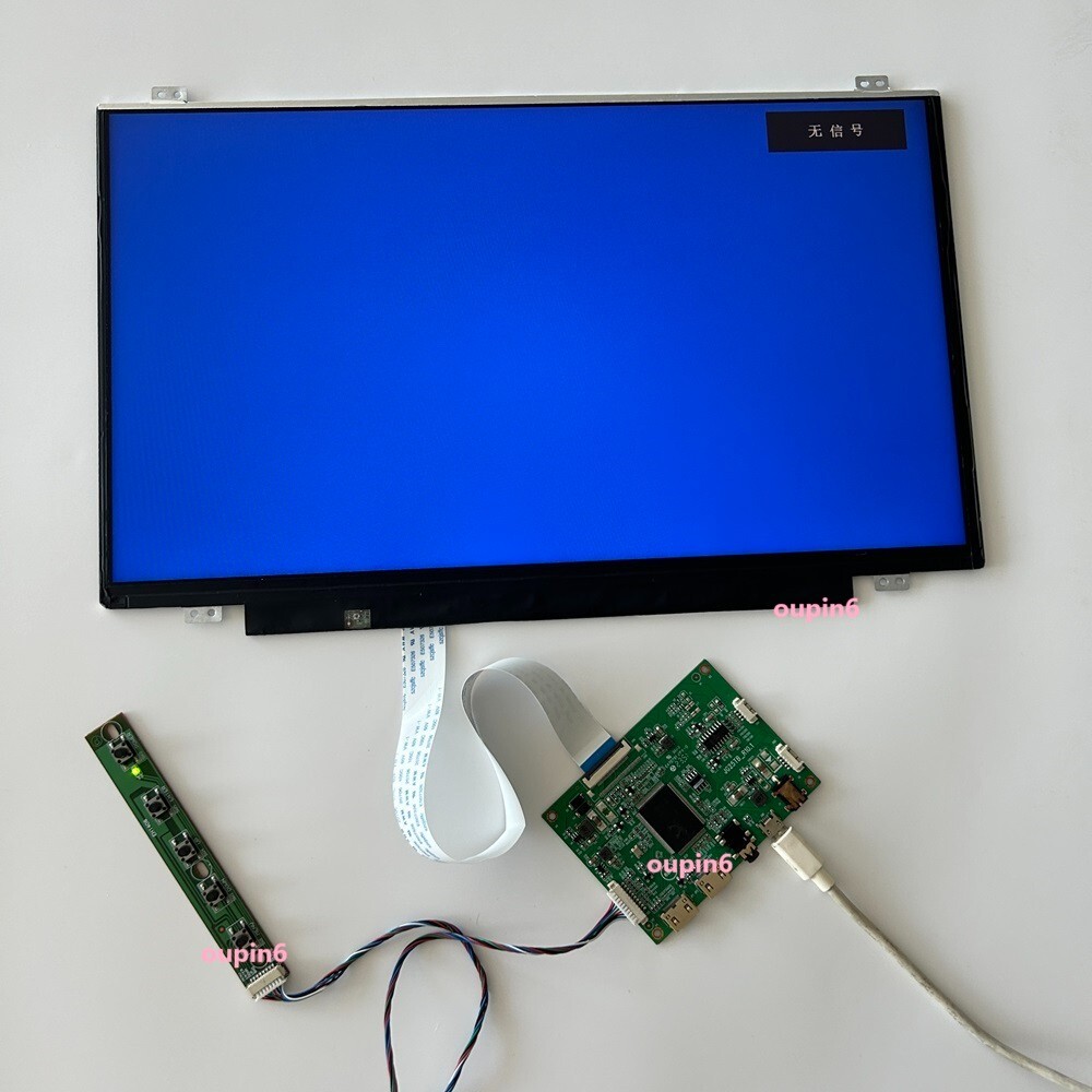 14" IPS panel 1366X768 Screen LED DIY X360 + Controller board KIT 2 MINI HDMI