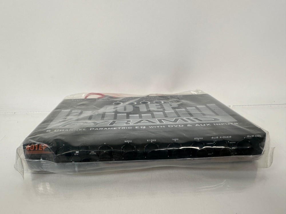 (NEW) Vintage Pyramid 401-EP In-Dash 4 Band Parametric Equalizer