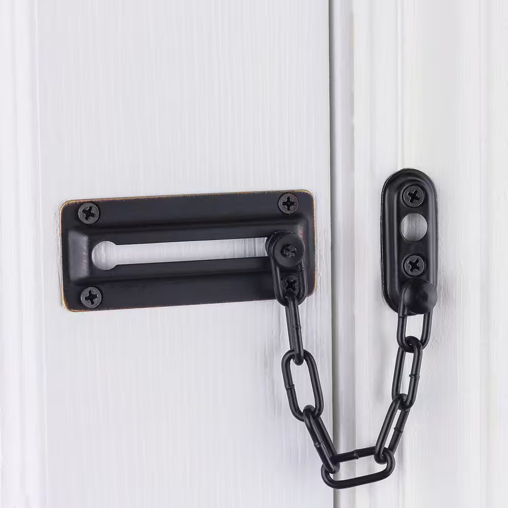 Aged Bronze Chain Door Guard