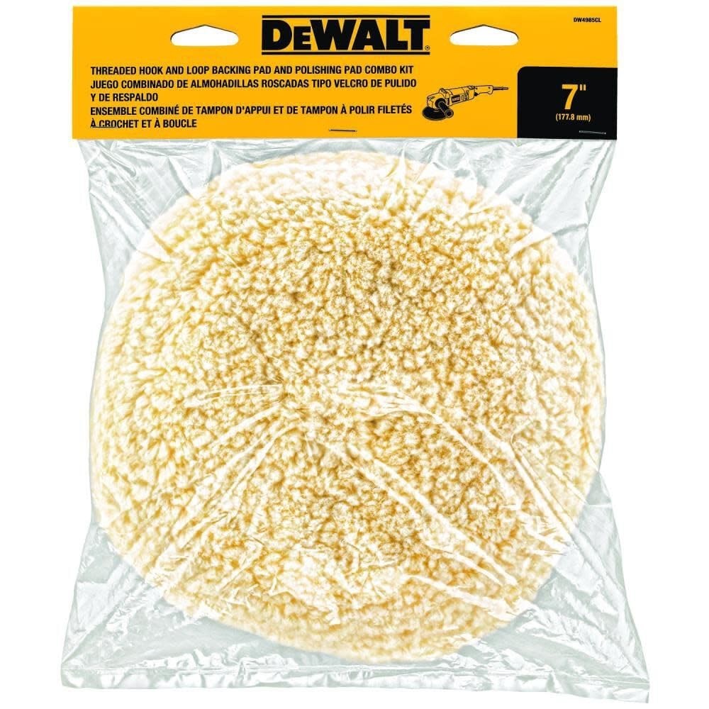 Wool Buffing Kit 7-inch Gray Durable