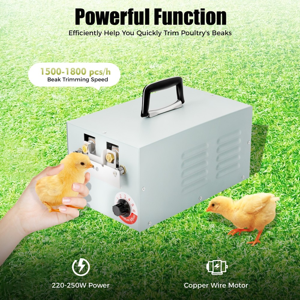 Electric Debeaking Machine for Chicks - Adjustable Speed & Fast Trimming