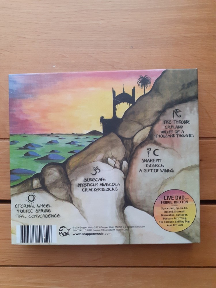 Ozric Tentacles - Erpland . DVD + CD + Booklet. All Mint