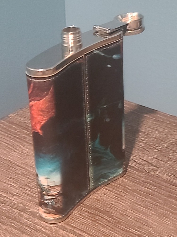 Ghost: Prequelle 8 oz flask custom made NEW