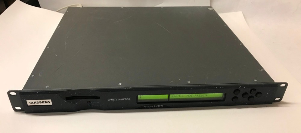 Tandberg Multi-format RX1290 Receiver Decoder 7 Licenses enabled  S/N:101507