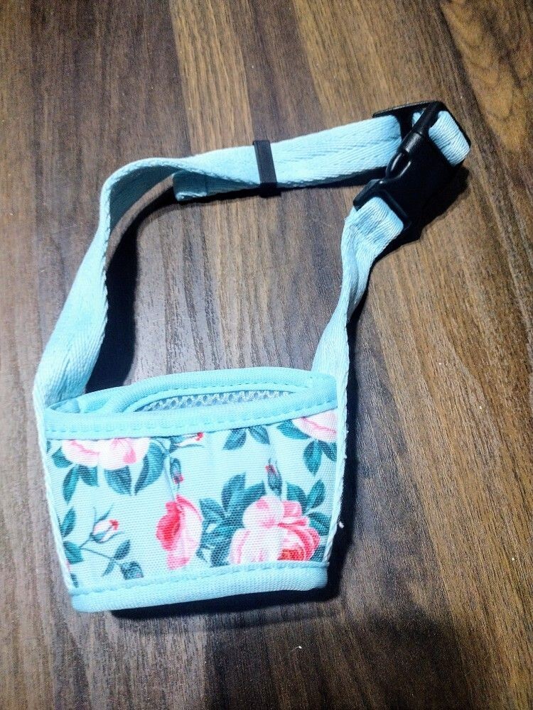 Small Fabric Blue Dog Muzzle