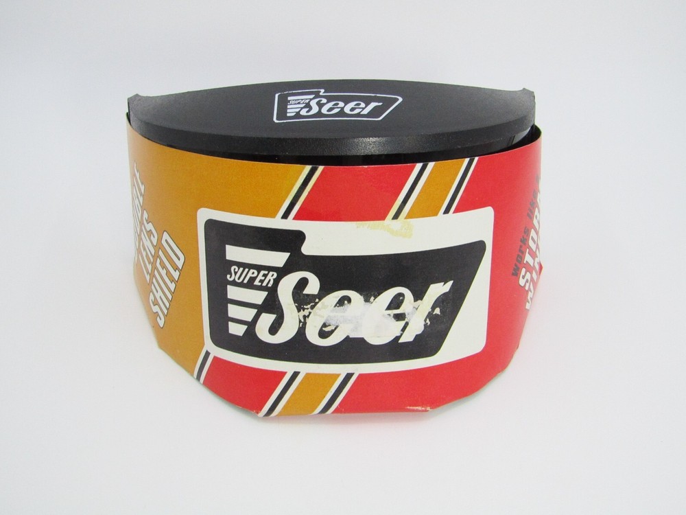 Super Seer Snap On Helmet Shield Replacement Visor Tinted Original Packaging