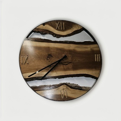 wooden wall clock